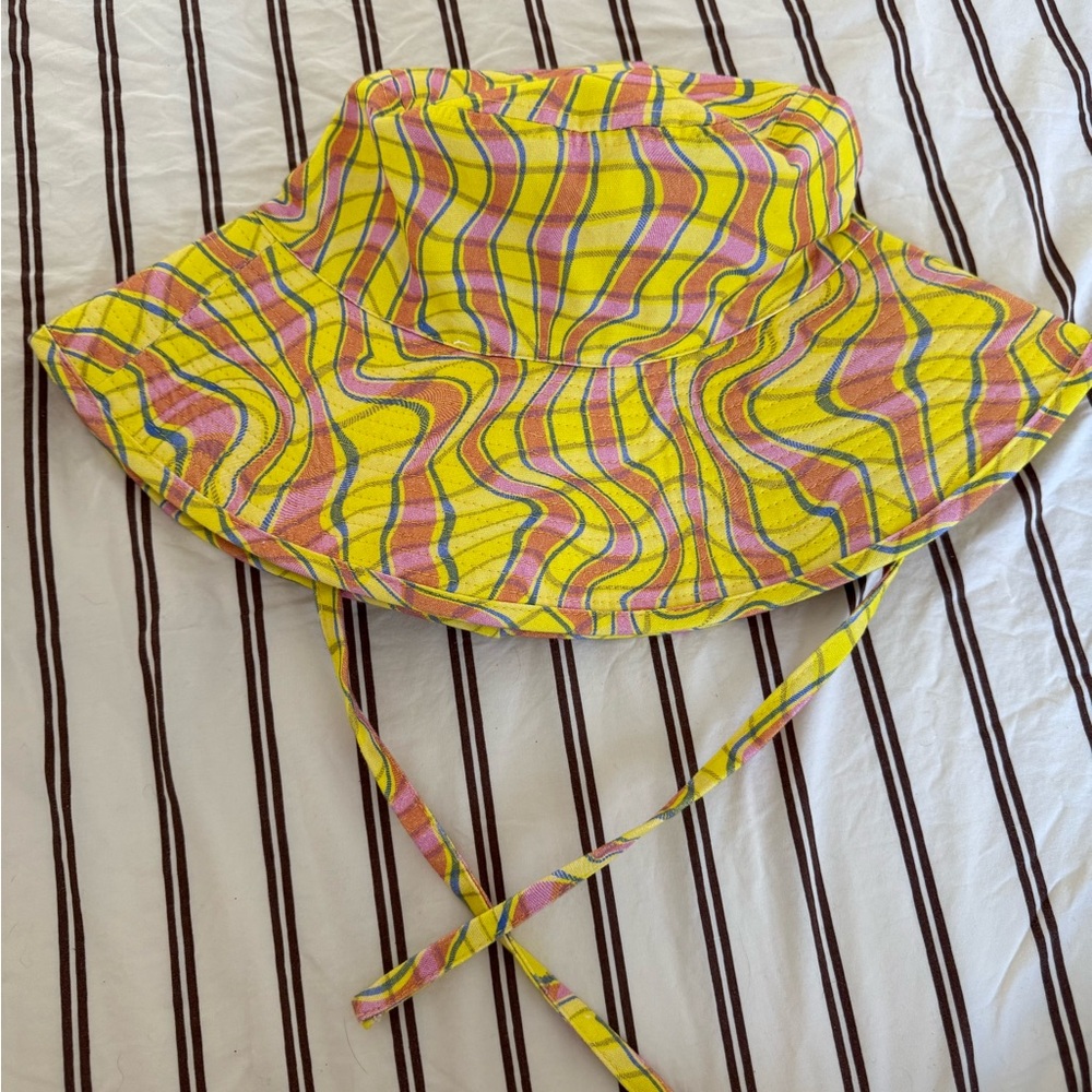 Free People Bucket Hat with tie strings